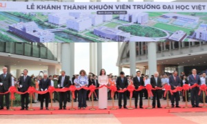 Hai nguyên Chủ tịch nước Nguyễn Minh Triết, Trương Tấn Sang dự Lễ khánh thành Trường Đại học Việt - Đức